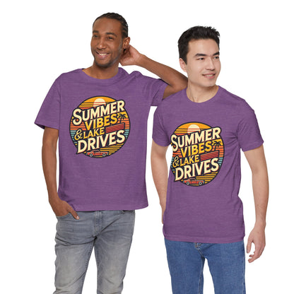 Summer Vibes & Lake Drives Short Sleeve Tee