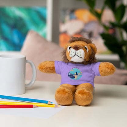 Retro Chicago Sunset Stuffed Animals with Tee