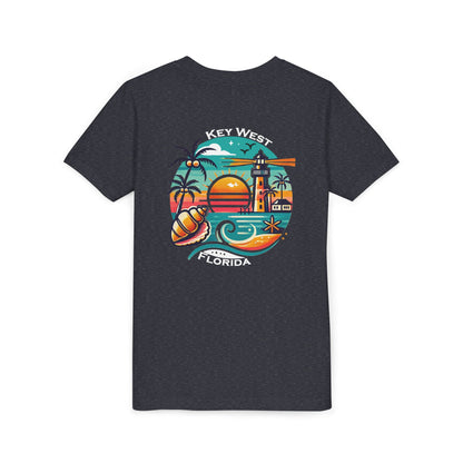 Vibrant Key West Youth Short Sleeve Tee