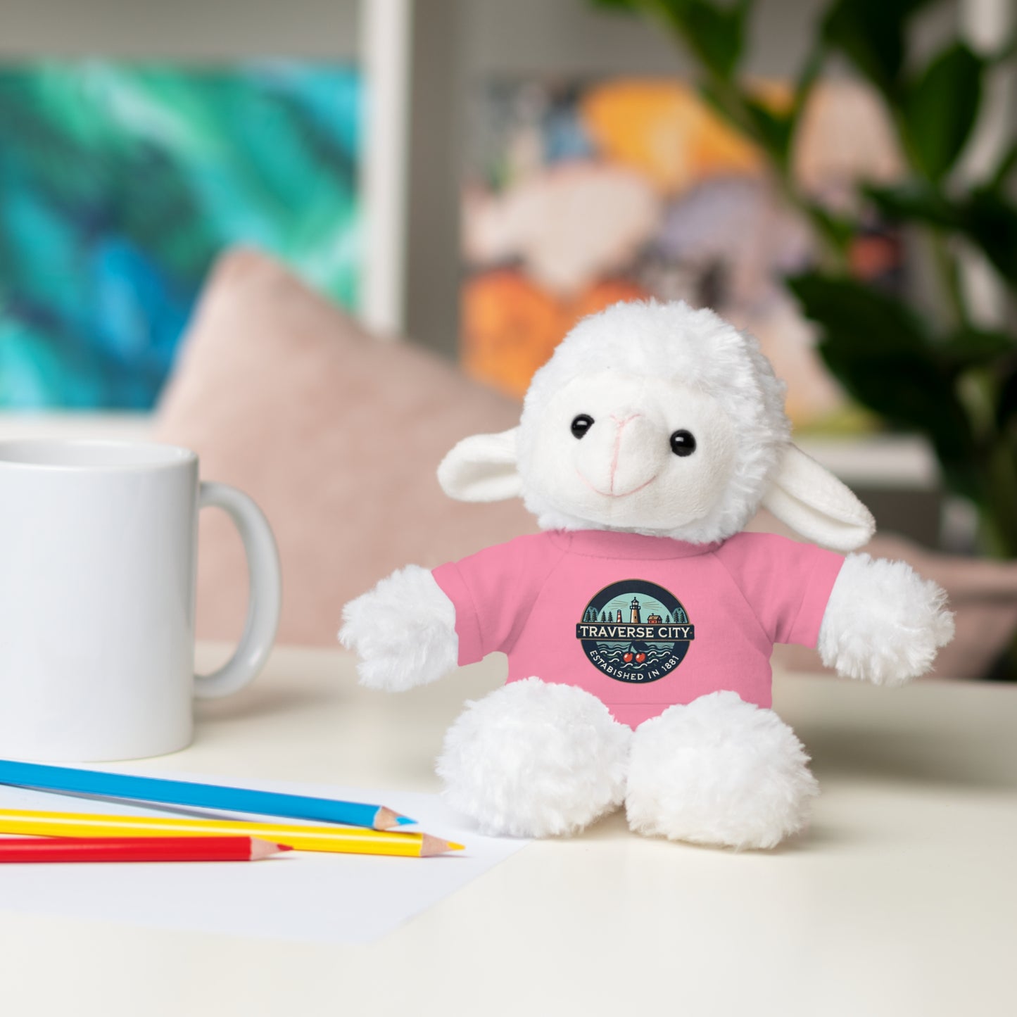 Vintage Traverse City Stuffed Animals with Tee