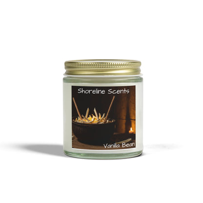 Vanilla Bean Scented Candle (Apricot Wax)