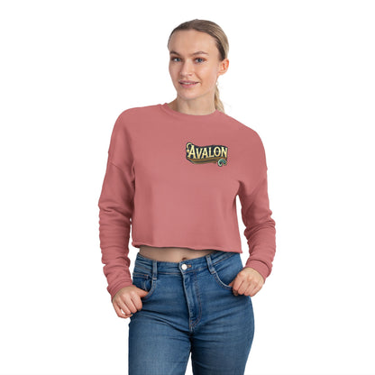Elegant Avalon Women's Cropped Sweatshirt