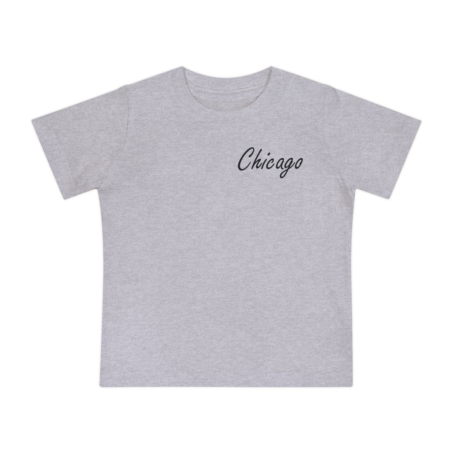 Elegant Chicago Skyline Unisex Baby Short Sleeve T-Shirt