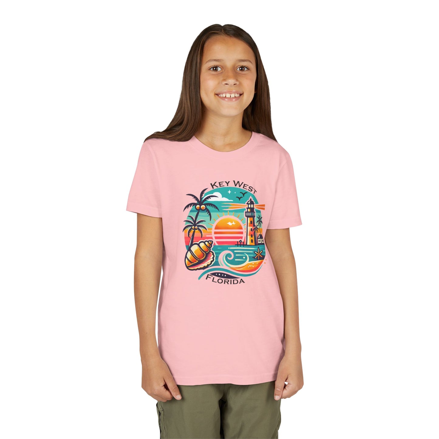 Vibrant Key West Youth Short Sleeve Tee