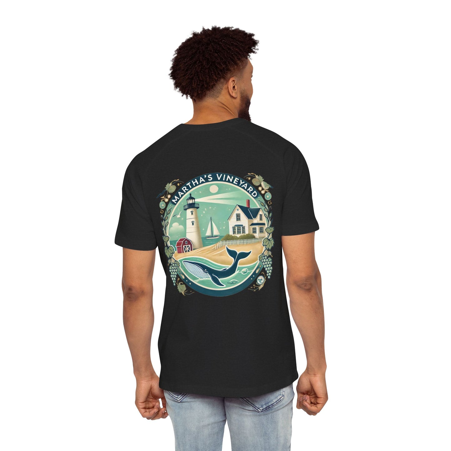 Vintage Martha's Vineyard Men's Raglan T-Shirt