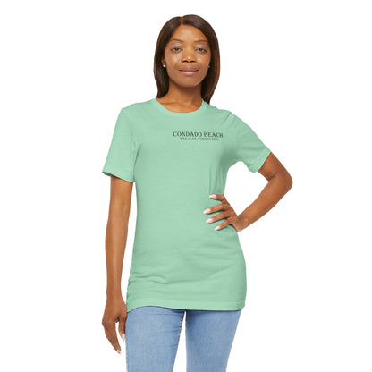 Coastal Vibes Condado Beach Unisex Jersey Short Sleeve Tee