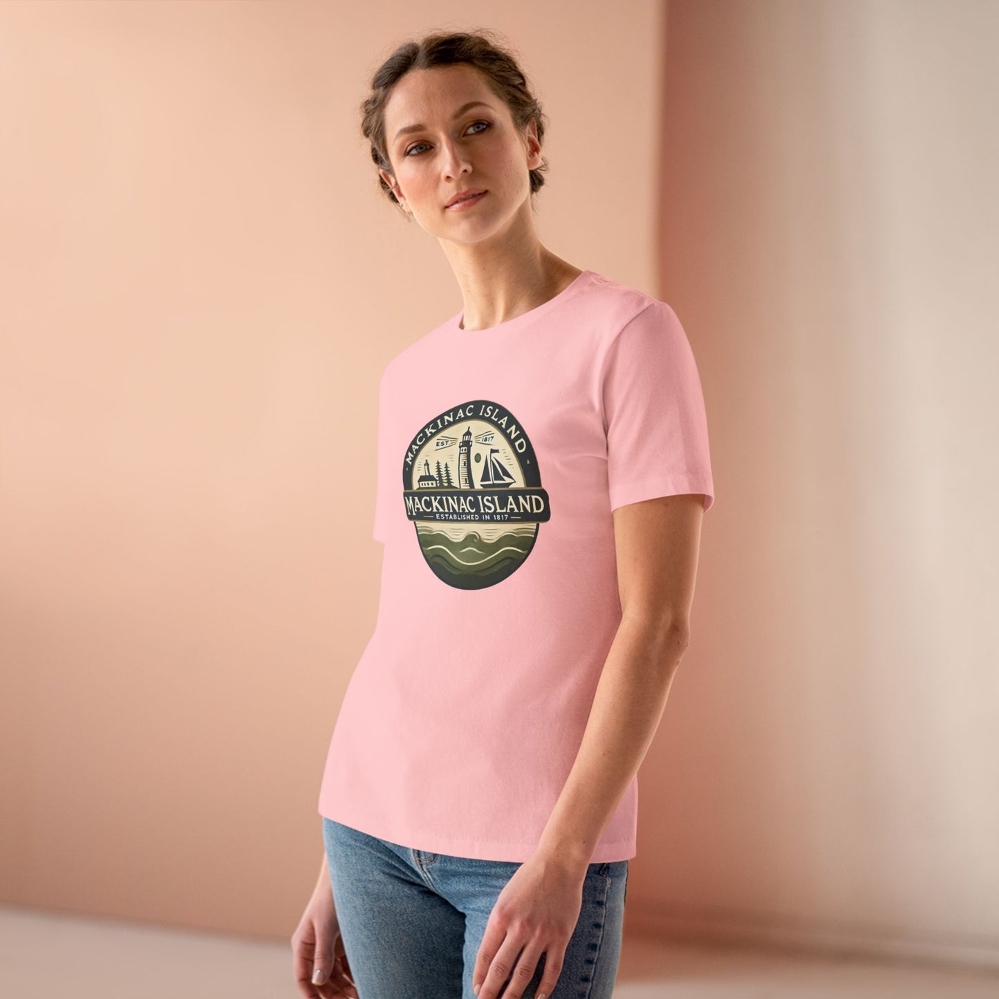 Vintage Mackinac Island Women's Cotton Tee