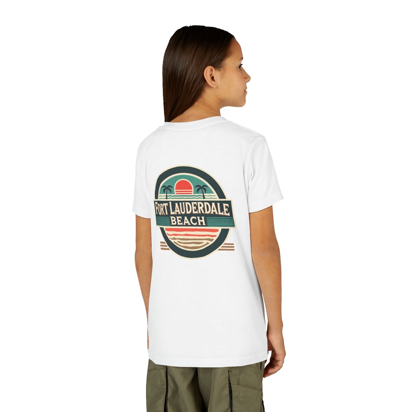 Vintage Fort Lauderdale Unisex Youth Short Sleeve Tee