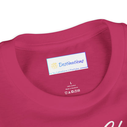Elegant Chicago Skyline Unisex Youth Short Sleeve Tee