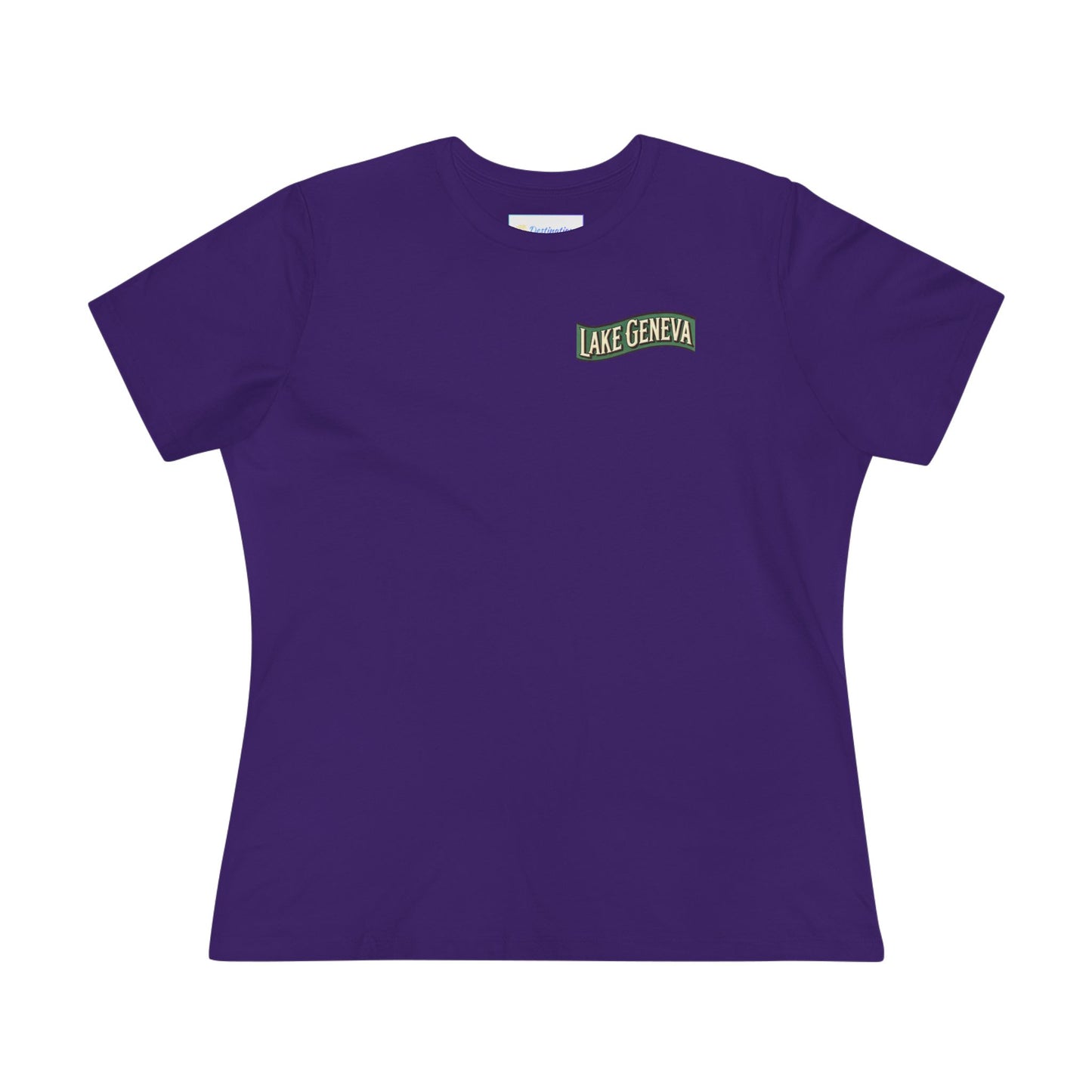 Retro Lake Geneva Women's Cotton Tee