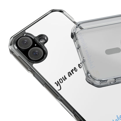 You Are Enough Magnetic Clear Impact Case
