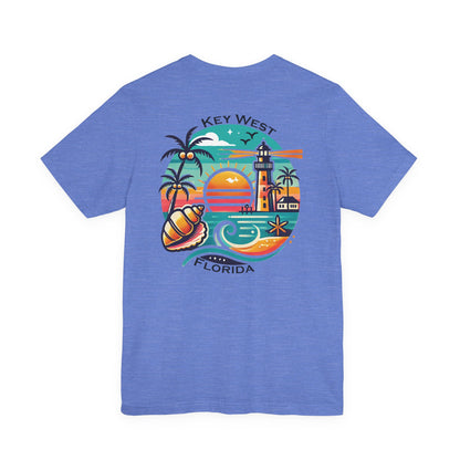 Vibrant Key West Unisex Jersey Short Sleeve Tee