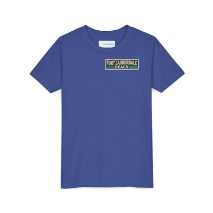 Vintage Fort Lauderdale Unisex Youth Short Sleeve Tee