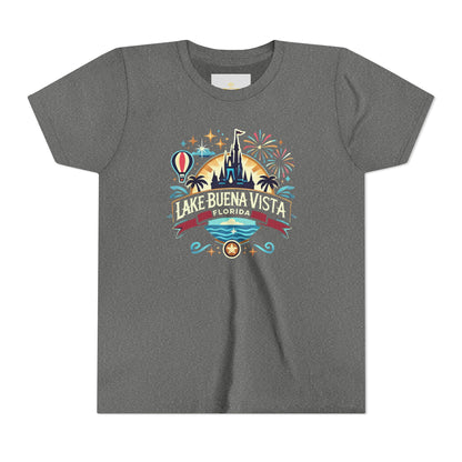 Adventurous Lake Buena Vista Unisex Youth Short Sleeve Tee