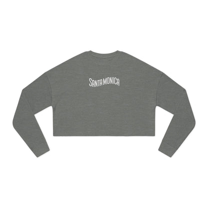 Vibrant Santa Monica Women's Cropped Sweatshirt
