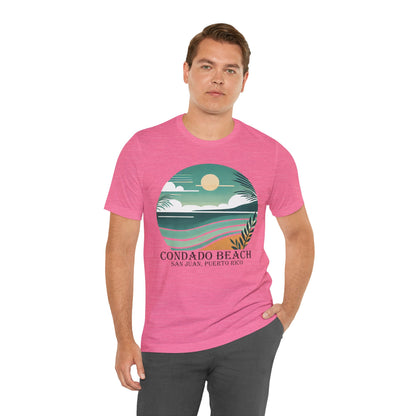 Coastal Vibes Condado Beach Unisex Jersey Short Sleeve Tee