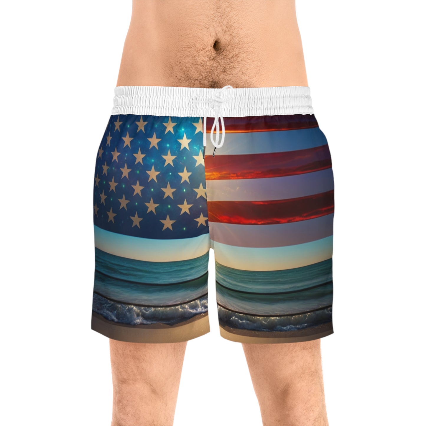 Memorial Men's Mid-Length Swim Shorts