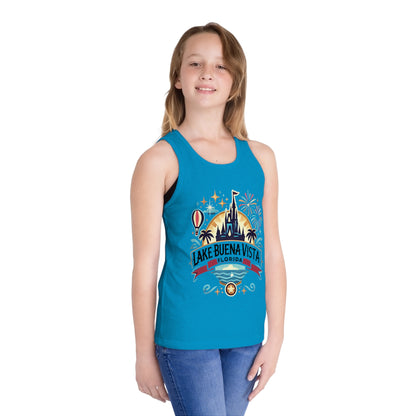 Adventurous Lake Buena Vista Unisex Kids Jersey Tank Top