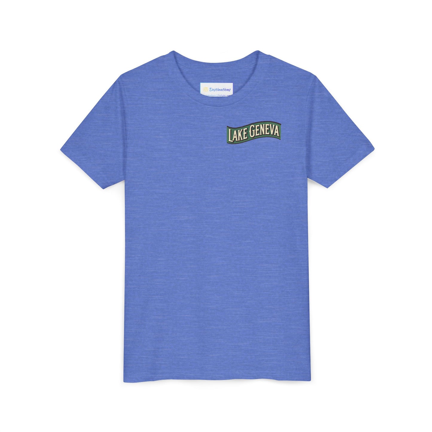 Retro Lake Geneva Unisex Youth Short Sleeve Tee