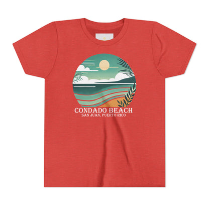 Coastal Vibes Condado Beach Unisex Youth Short Sleeve Tee