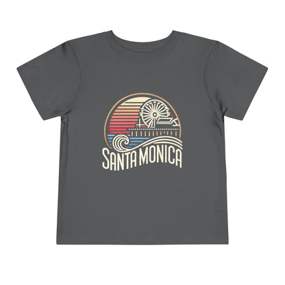 Vibrant Santa Monica Toddler Short Sleeve Tee