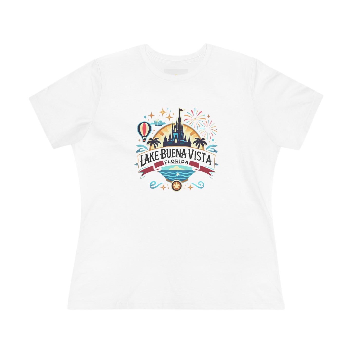 Adventurous Lake Buena Vista Women's Cotton Tee