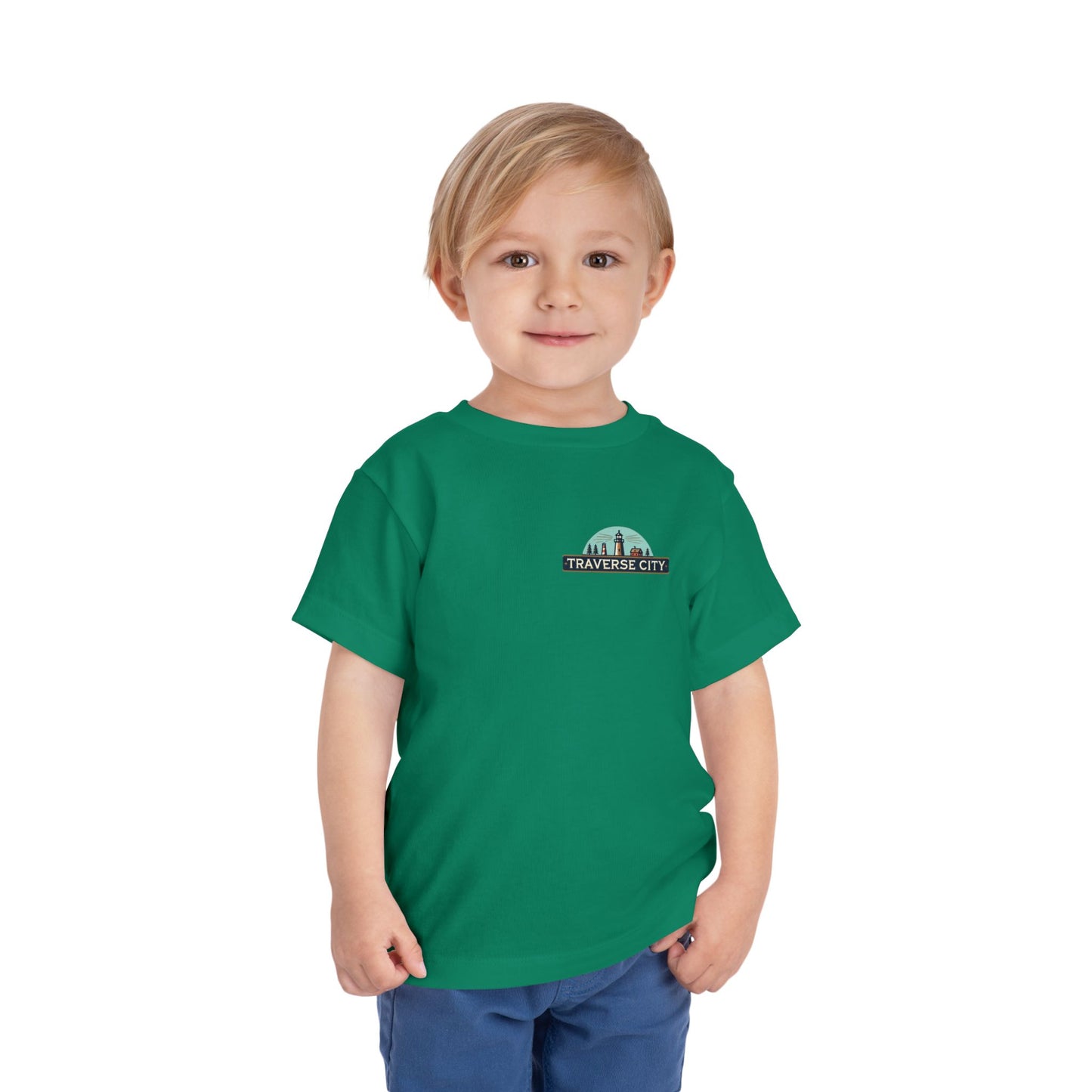 Vintage Traverse City Unisex Toddler Short Sleeve Tee