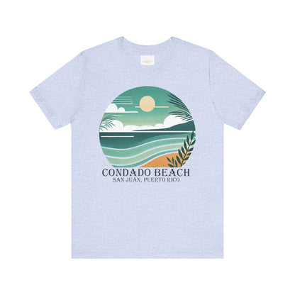 Coastal Vibes Condado Beach Unisex Jersey Short Sleeve Tee