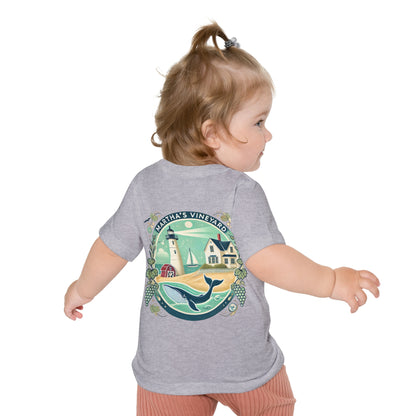 Vintage Martha's Vineyard Unisex Baby Short Sleeve T-Shirt