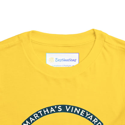 Vintage Martha's Vineyard Unisex Toddler Short Sleeve Tee