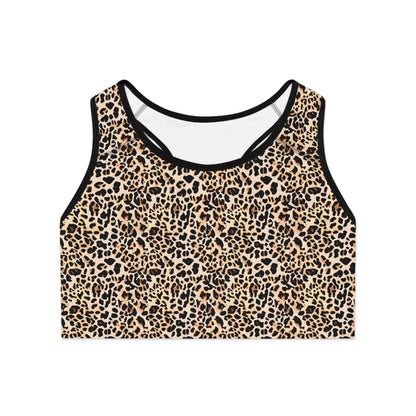 Leopard Print Sports Bra