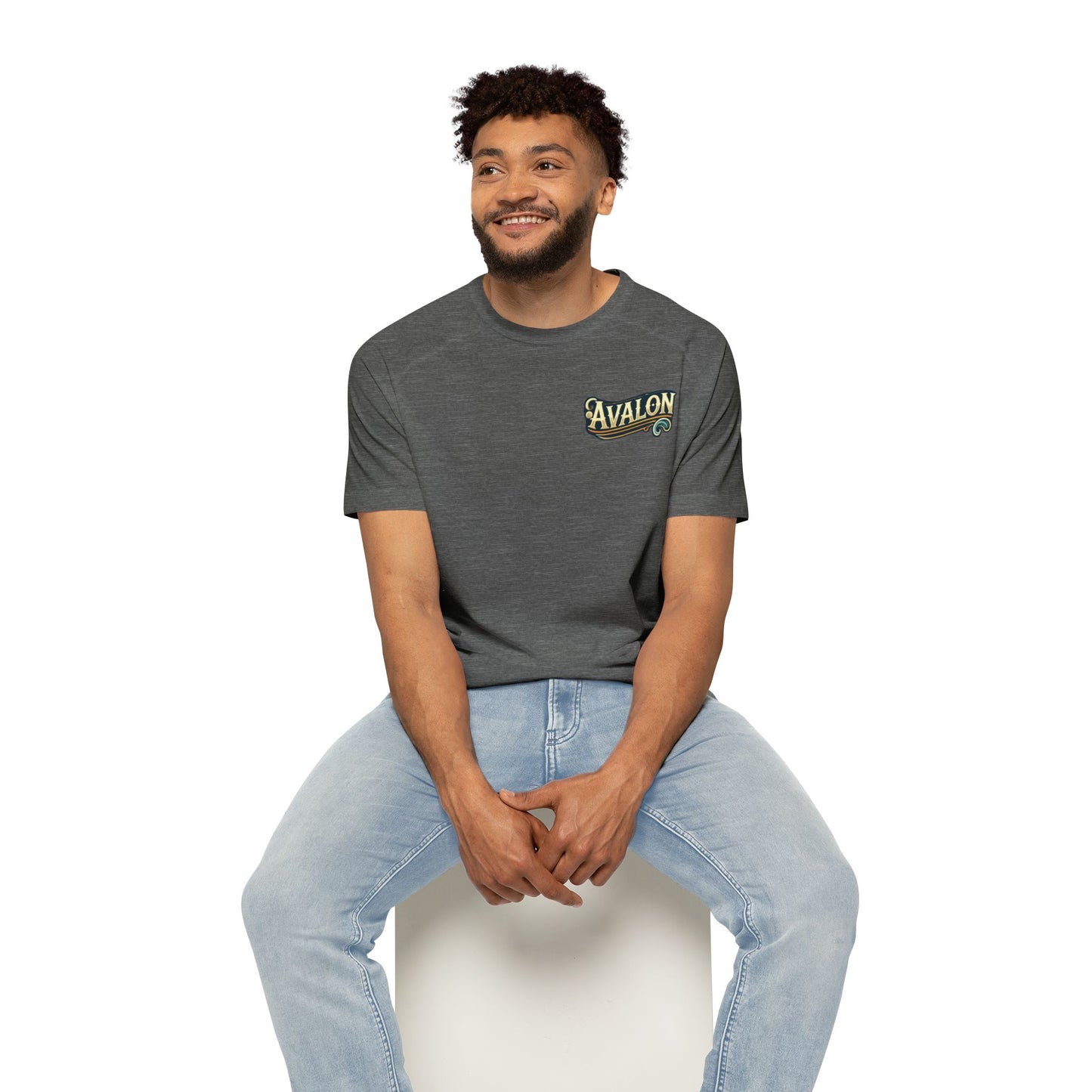 Elegant Avalon Men's Raglan T-Shirt