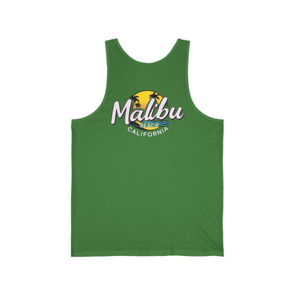 Retro Malibu Unisex Jersey Tank