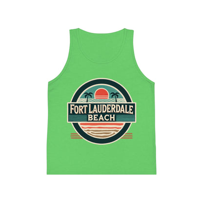 Vintage Fort Lauderdale Unisex Kids Jersey Tank Top