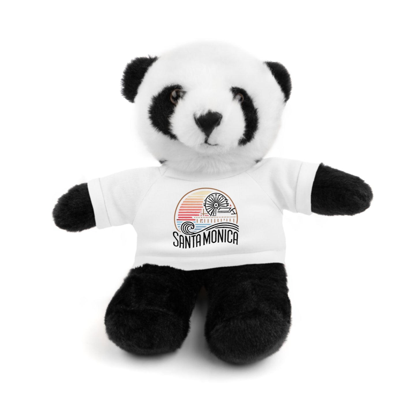 Vibrant Santa Monica Stuffed Animals with Tee