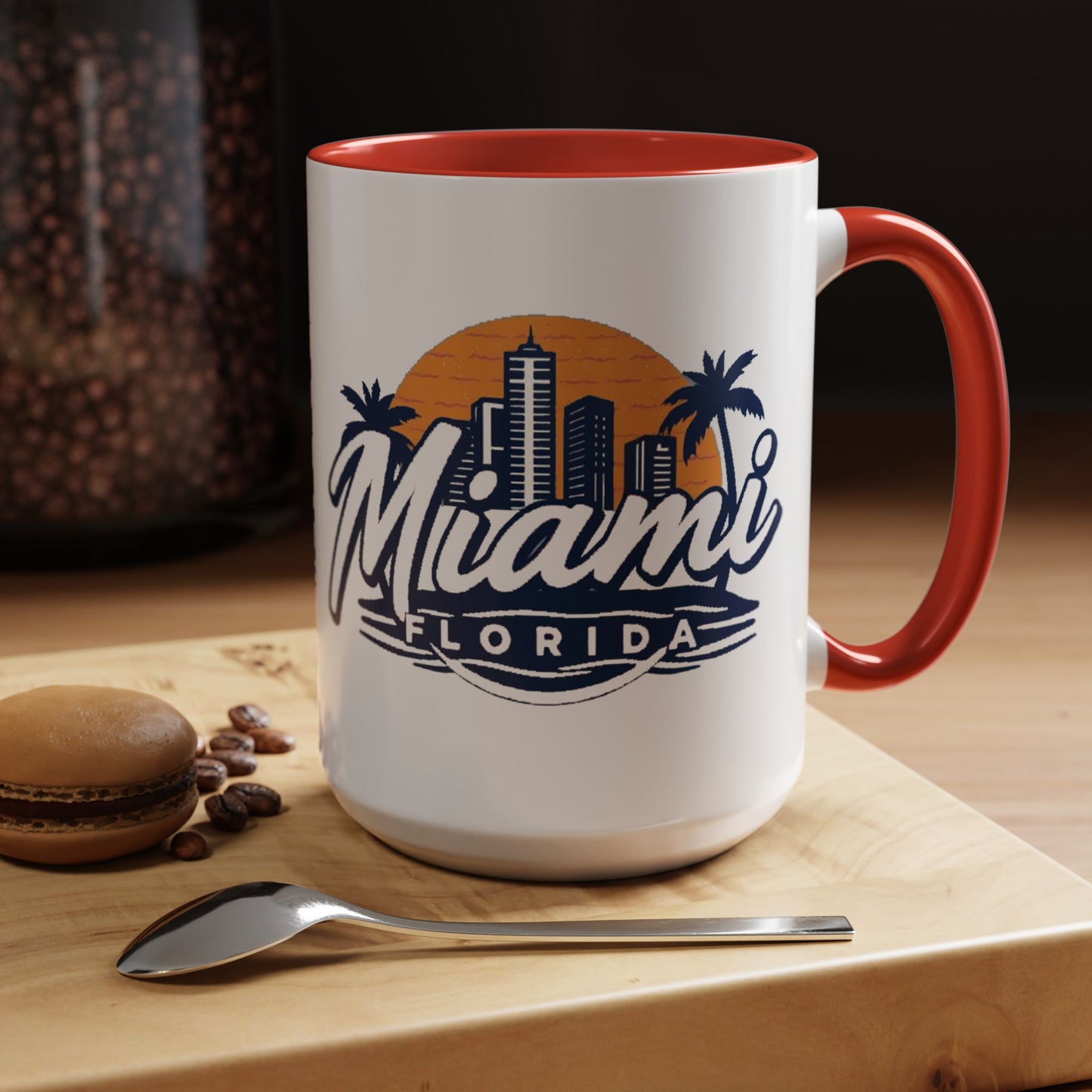 Retro Miami Accent Coffee Mug