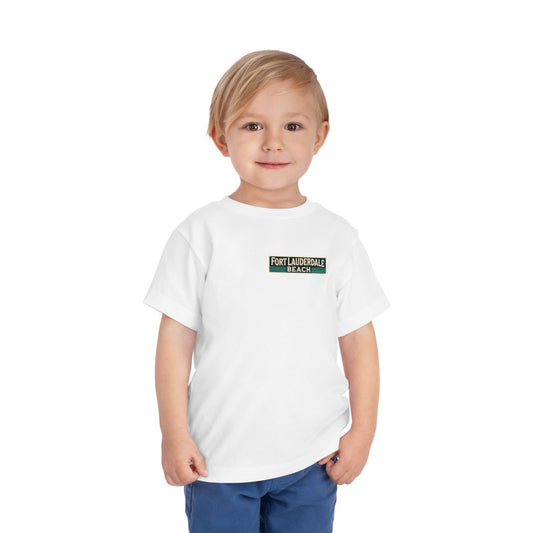 Vintage Fort Lauderdale Unisex Toddler Short Sleeve Tee