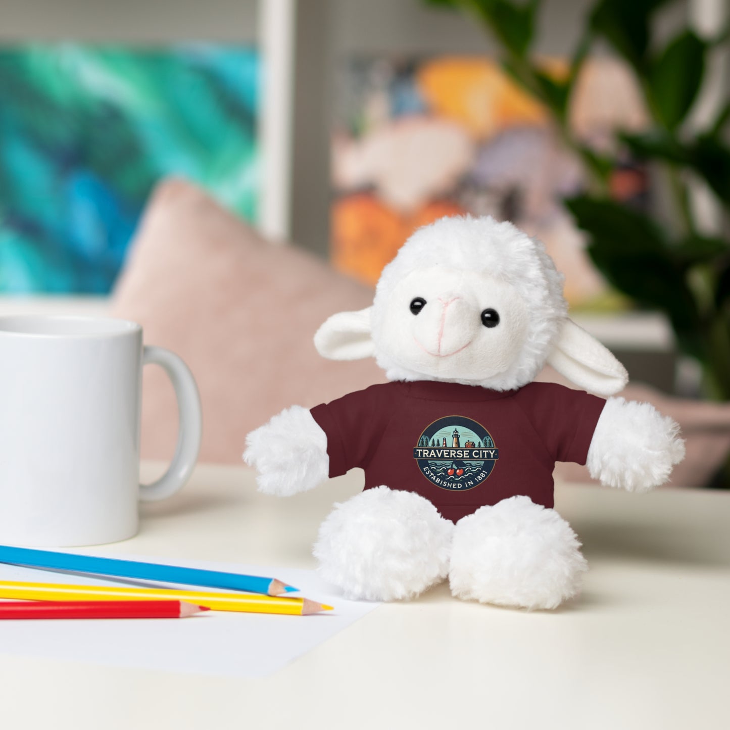 Vintage Traverse City Stuffed Animals with Tee