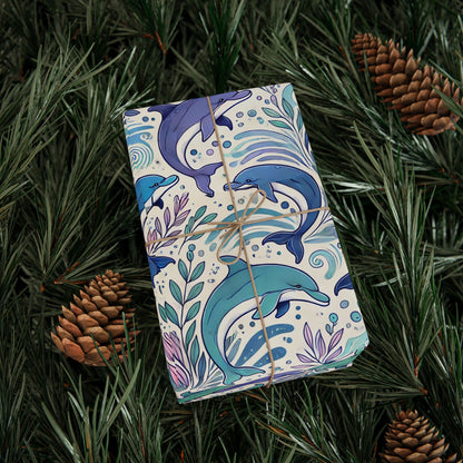 Dolphin Print Wrapping Paper