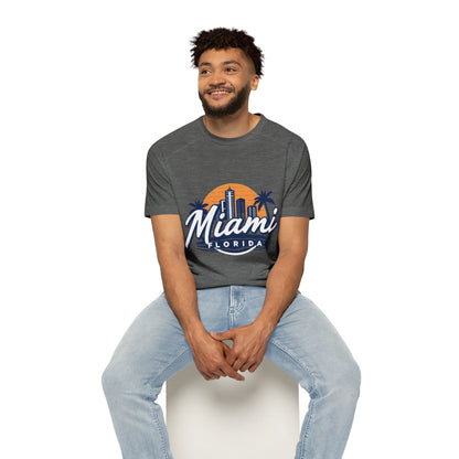 Retro Miami Men's Raglan T-Shirt