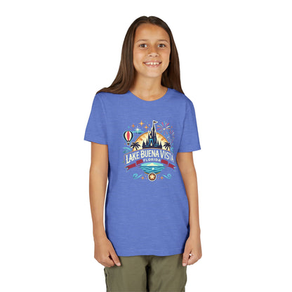 Adventurous Lake Buena Vista Unisex Youth Short Sleeve Tee