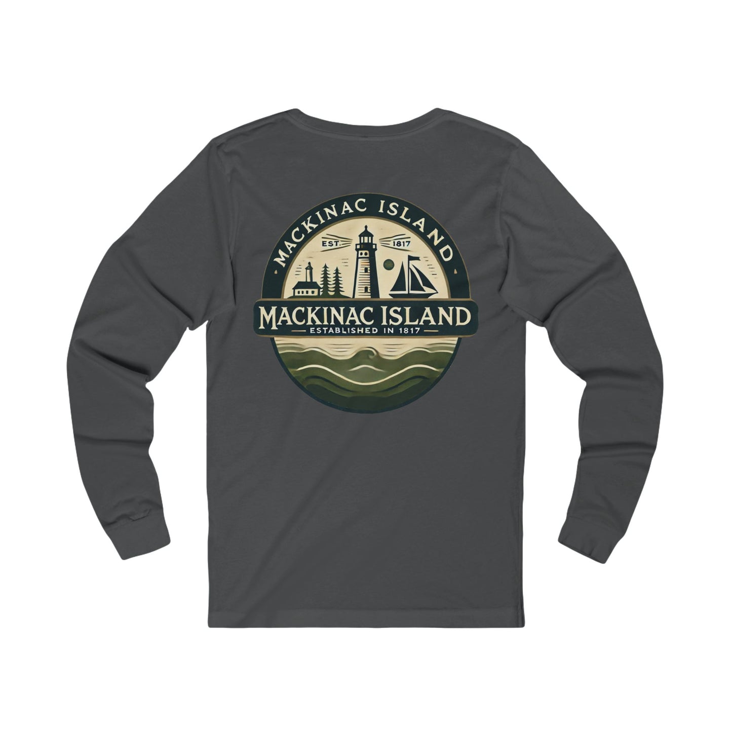 Vintage Mackinac Island Unisex Jersey Long Sleeve Tee