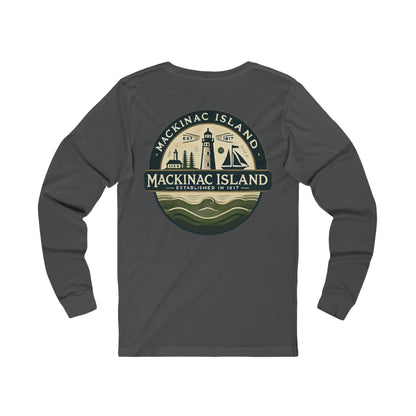Vintage Mackinac Island Unisex Jersey Long Sleeve Tee