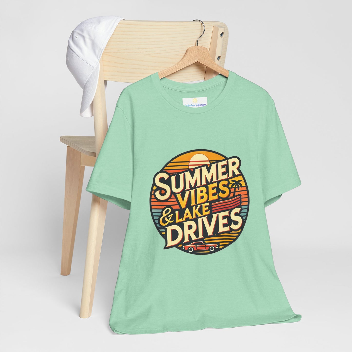 Summer Vibes & Lake Drives Short Sleeve Tee