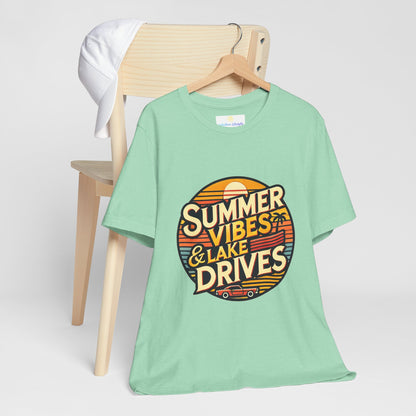 Summer Vibes & Lake Drives Short Sleeve Tee
