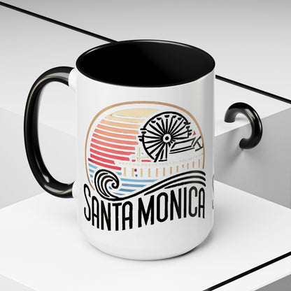 Vibrant Santa Monica Accent Coffee Mug