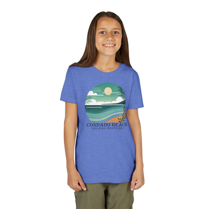 Coastal Vibes Condado Beach Unisex Youth Short Sleeve Tee