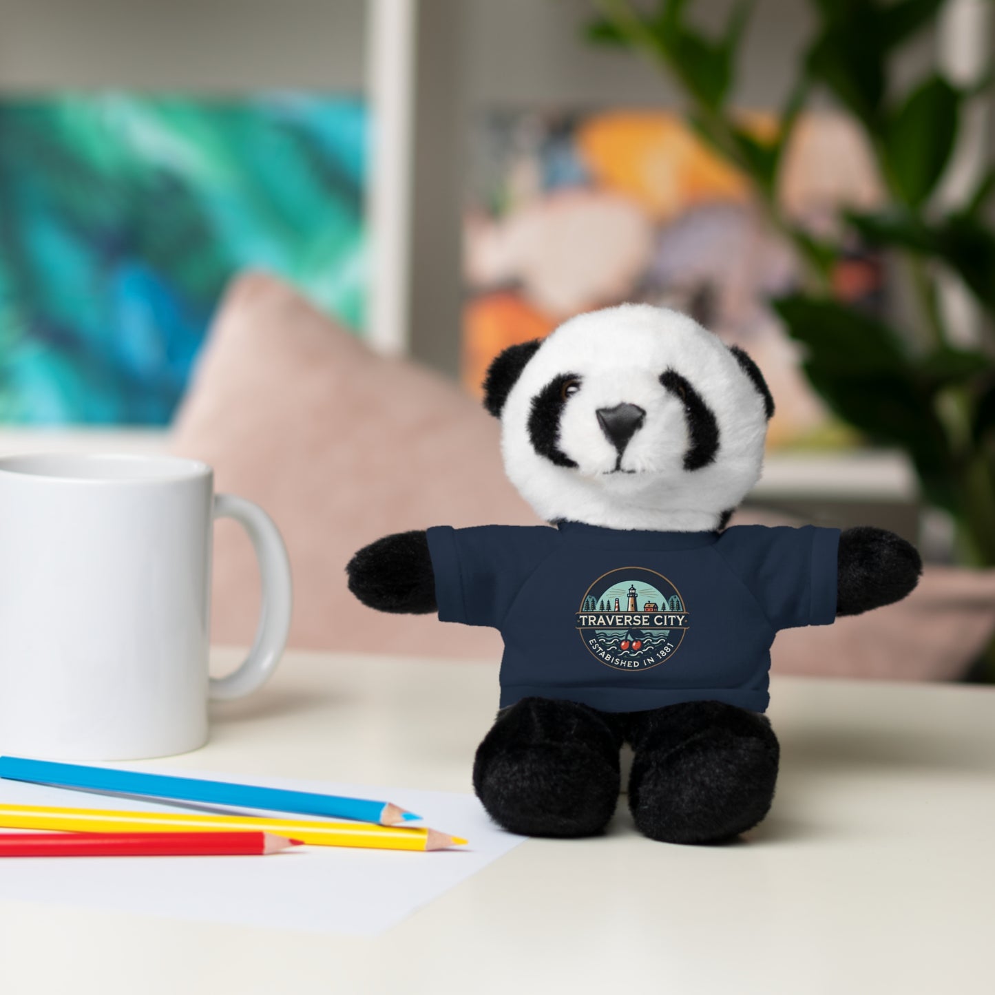Vintage Traverse City Stuffed Animals with Tee