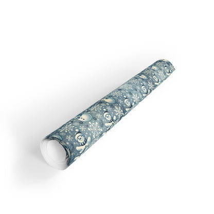 Snowman Christmas Wrapping Paper