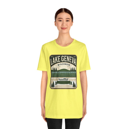 Vintage Lake Geneva Unisex Jersey Short Sleeve Tee